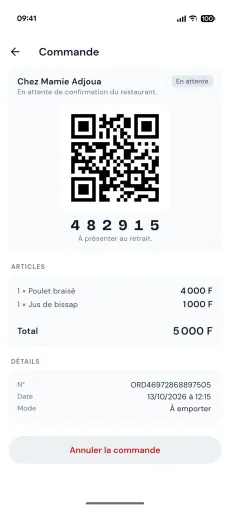 Aperçu de l'application Adrili