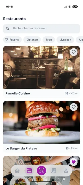 Aperçu de l'application Adrili